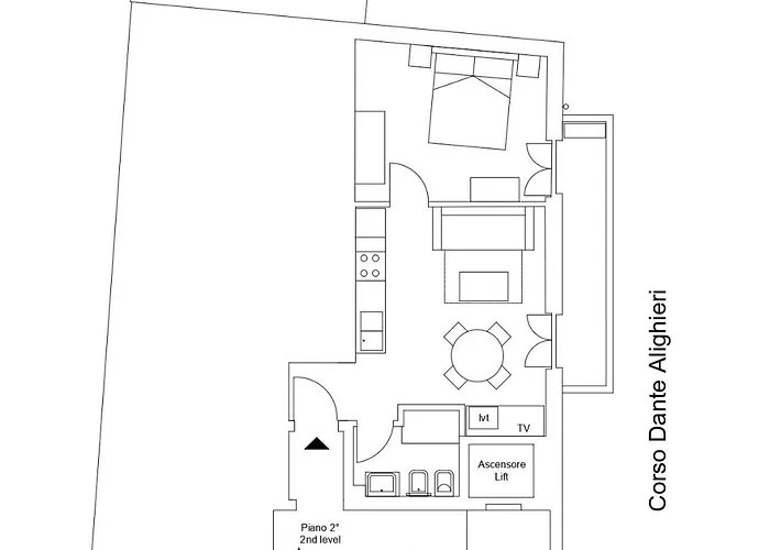 Lejlighed Corso Dante's Paradise Blue - Exclusive In Alassio